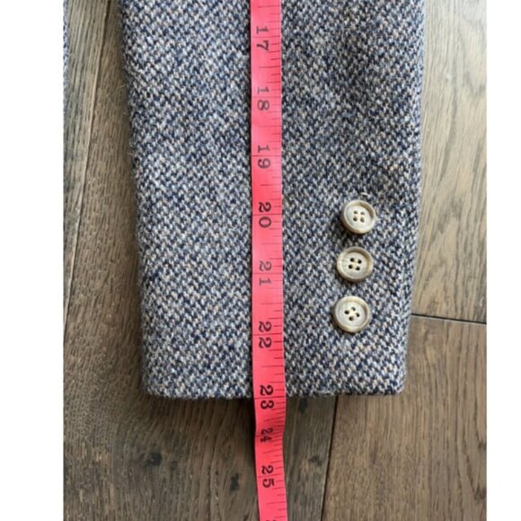 J.G. Hook 100% Wool Tweed Blazer Women's Size 8 80's USA Academia Old Money VTG - Picture 7 of 7